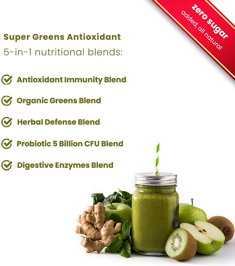 Super green powder specifications