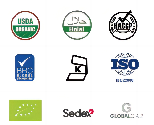 Safety and quality certifications display