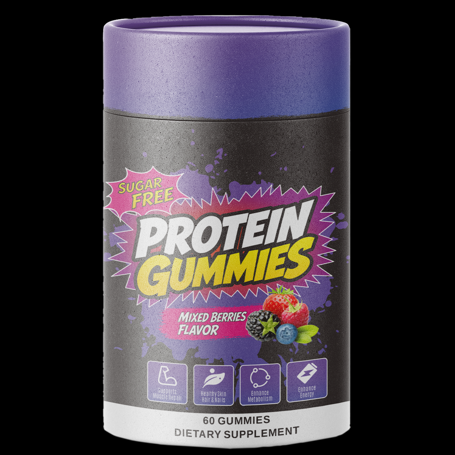 OLLI OEM Private Label Protein Gummy Bears Immune Boost Energy Whey Protein Gummies Dietary Supplement Whey Protein Gummies