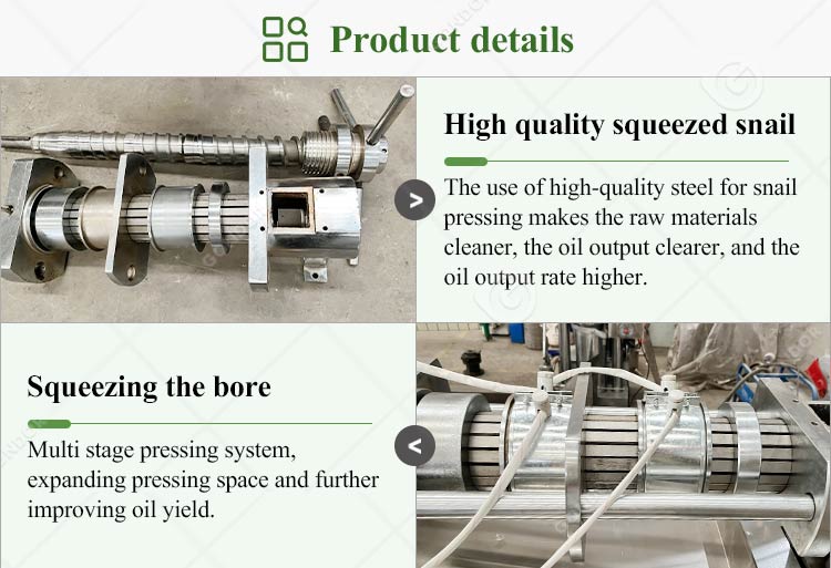 Components of Soybean Vegetable Oil Press