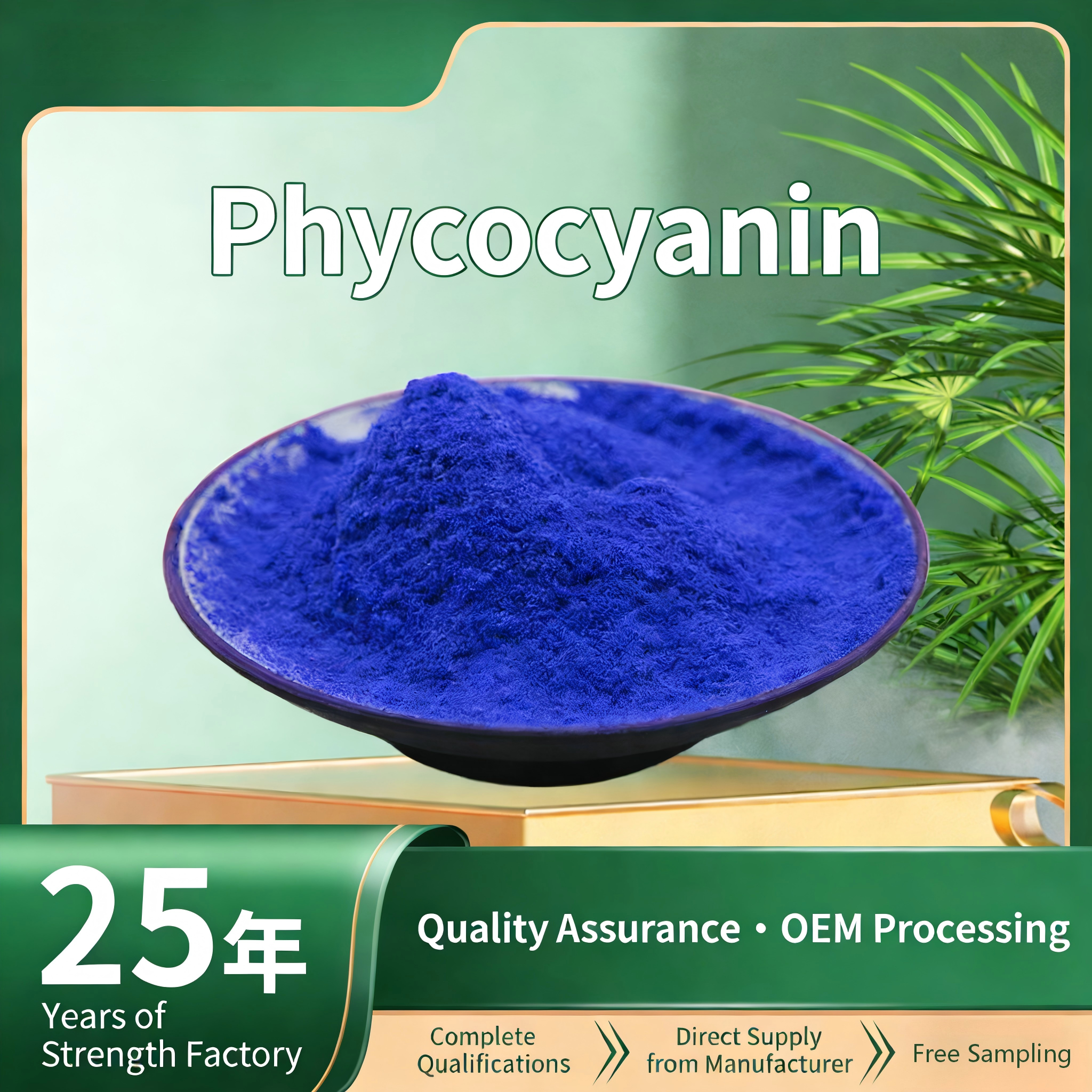 Algae Blue Protein Powder E3 Manufacturer Direct Delivery in Stock Free Shipping Food Grade Algae Blue Protein Extract Powder