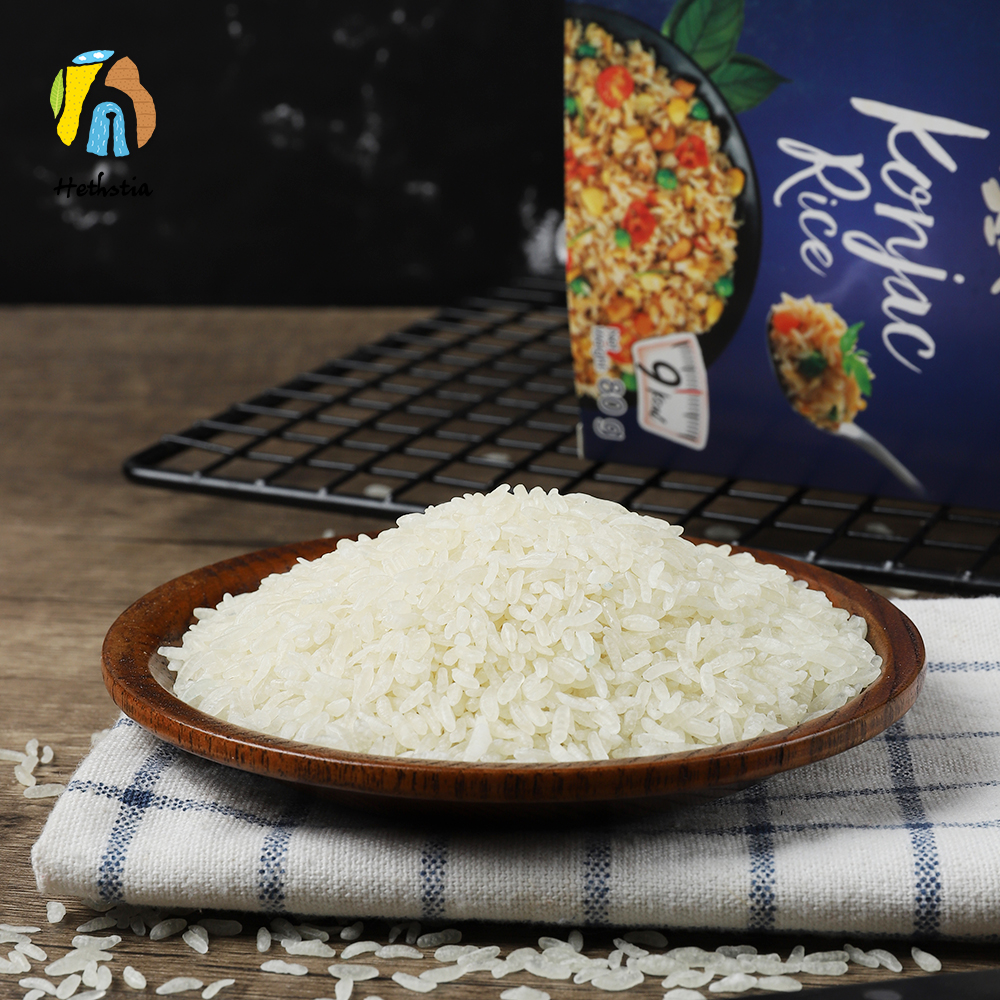 Factory Price Shirataki Rice Konjac Sugar Free Dry Konjac Rice