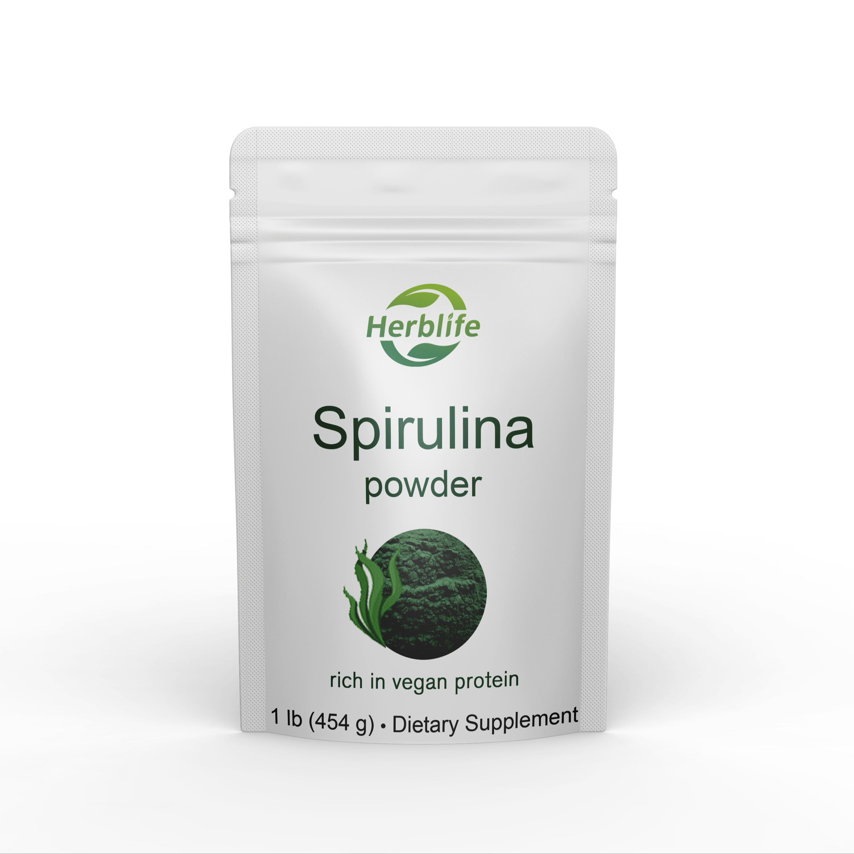 OEM/ODM Hotselling Organic Spirulina Powder, Blue-Green Algae, Rich in Vegan Protein, Vitamins &amp; Minerals, Gluten-Free