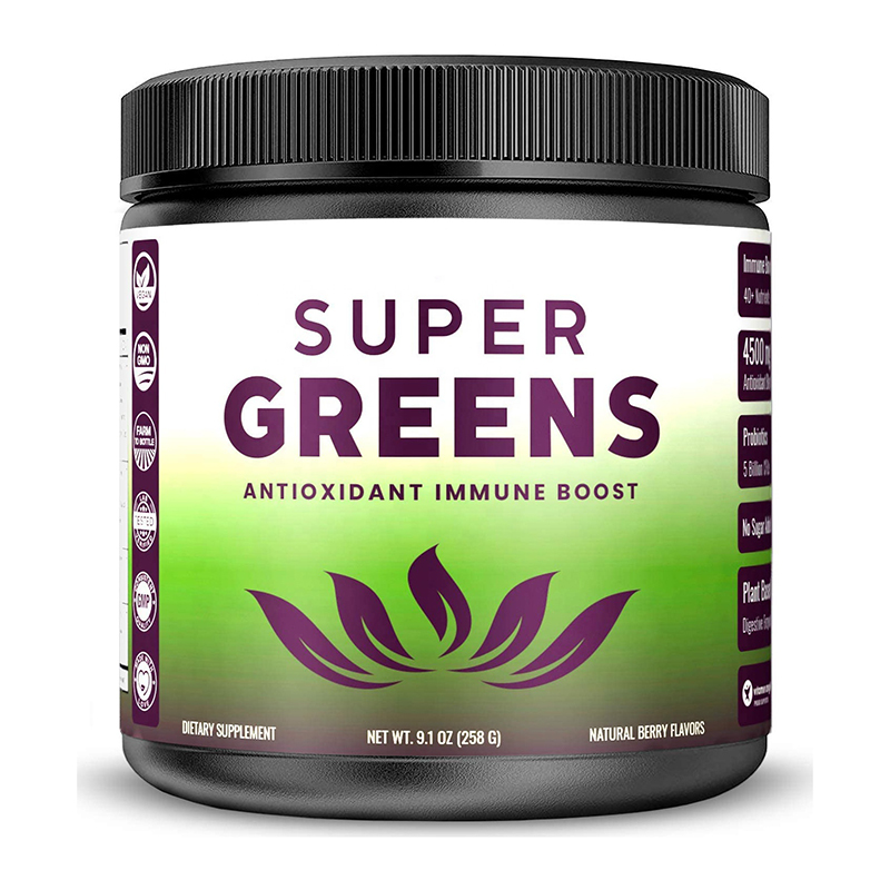 Super green powder presentation