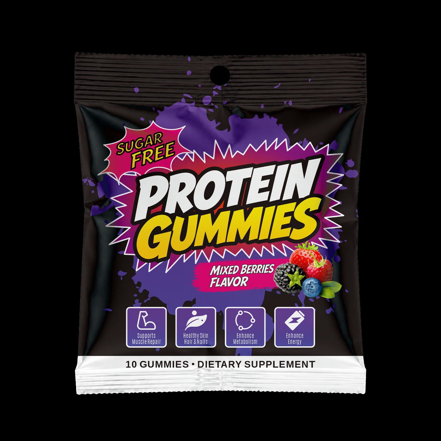OLLI OEM Private Label Protein Gummy Bears Immune Boost Energy Whey Protein Gummies Dietary Supplement Whey Protein Gummies