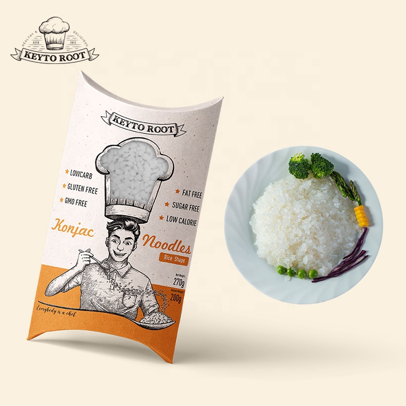 Wholesale Gluten-Free Sugar-Free Konjac Shirataki Rice Instant Halal Keto Rice Konnyaku Konjac Halal Rice