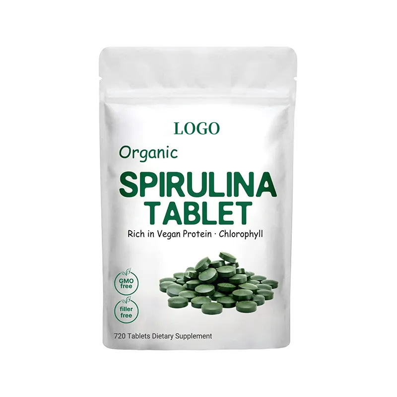 Wholesale Bulk Price Organic Spirulina Powder 60% Protein With OEM Tablets