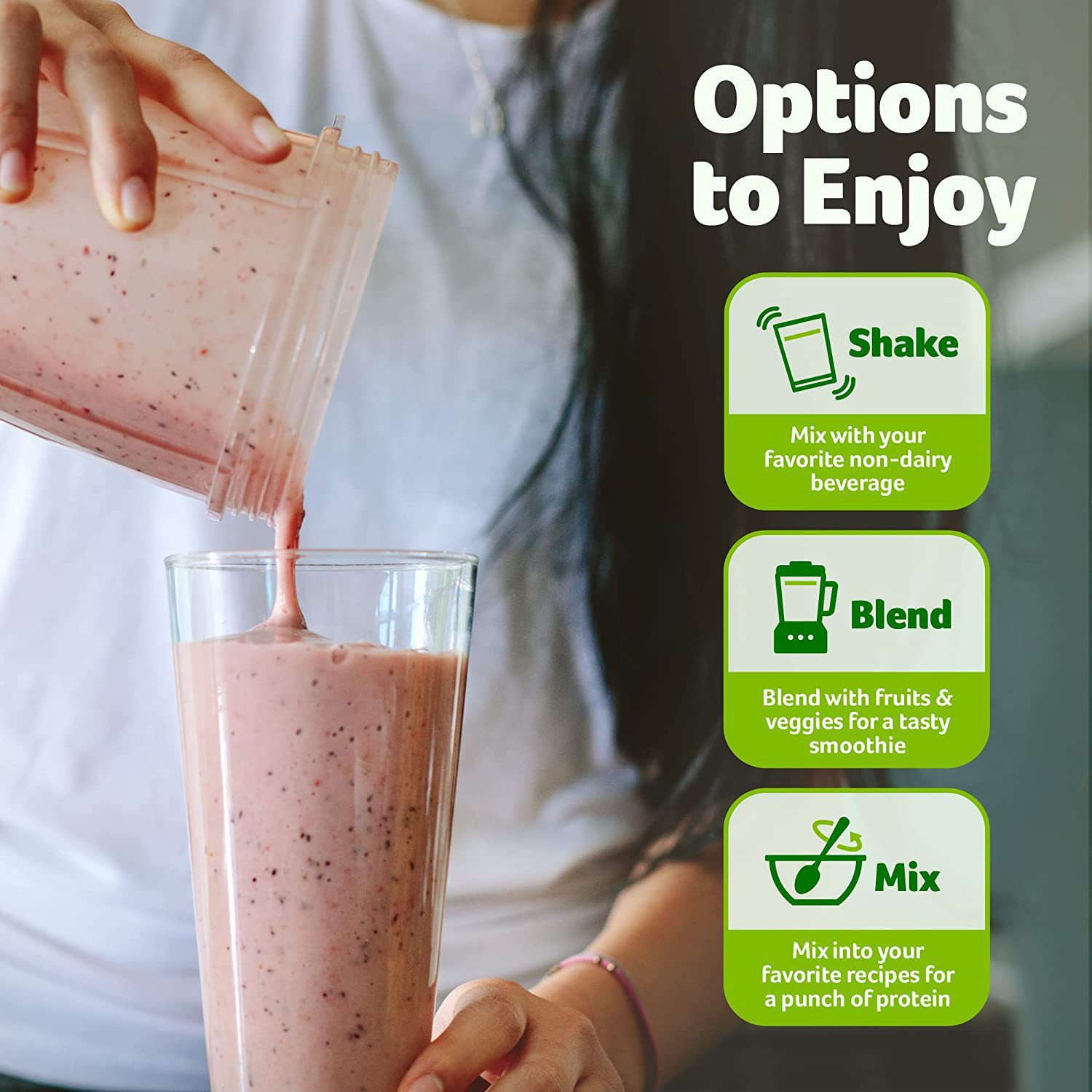 Plant Based Protein Powder Display 3