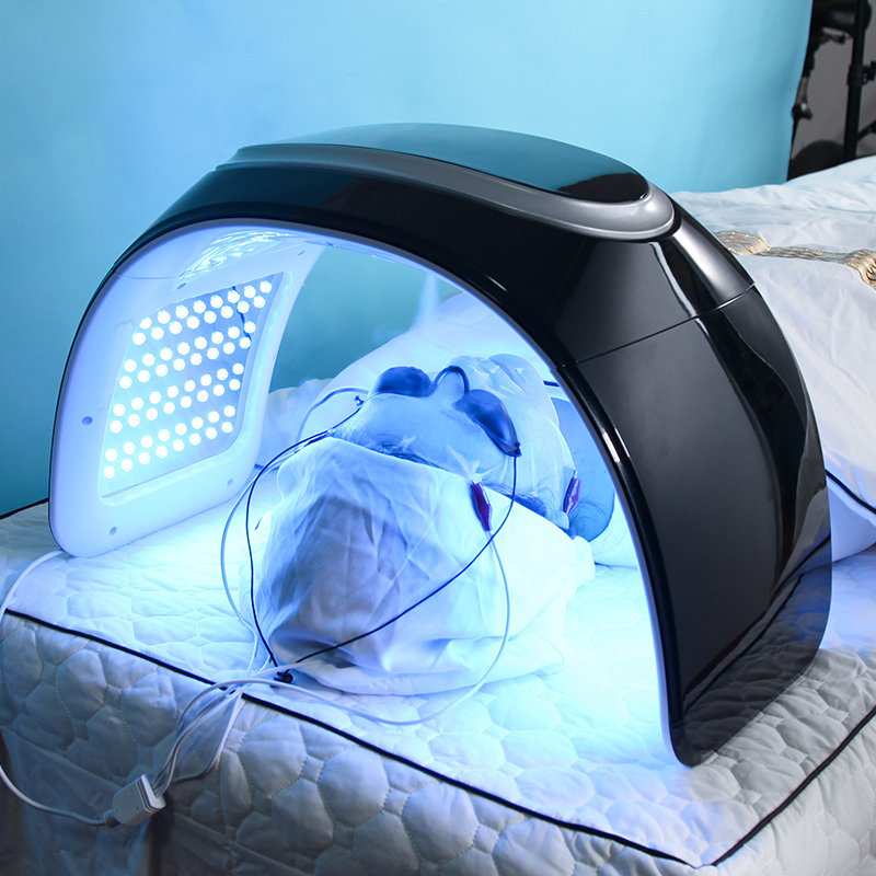 Professional UV Lamp Mask Nano Spray Facial Red Light Therapy Panel Device EMS Pads Photon Face LED Light Therapy Machine for Beauty SPA