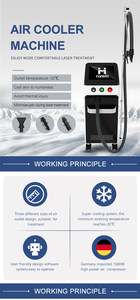 Hot Sale Zimmer Cryo Cold Air Skin Cooling System Machine For Laser Treatment Cooling Skin