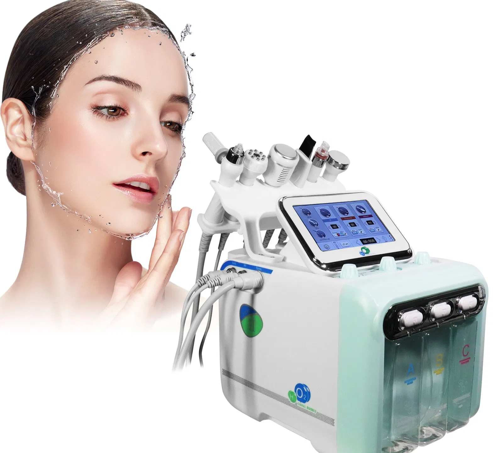 Water dermabrasion skin care facial machine