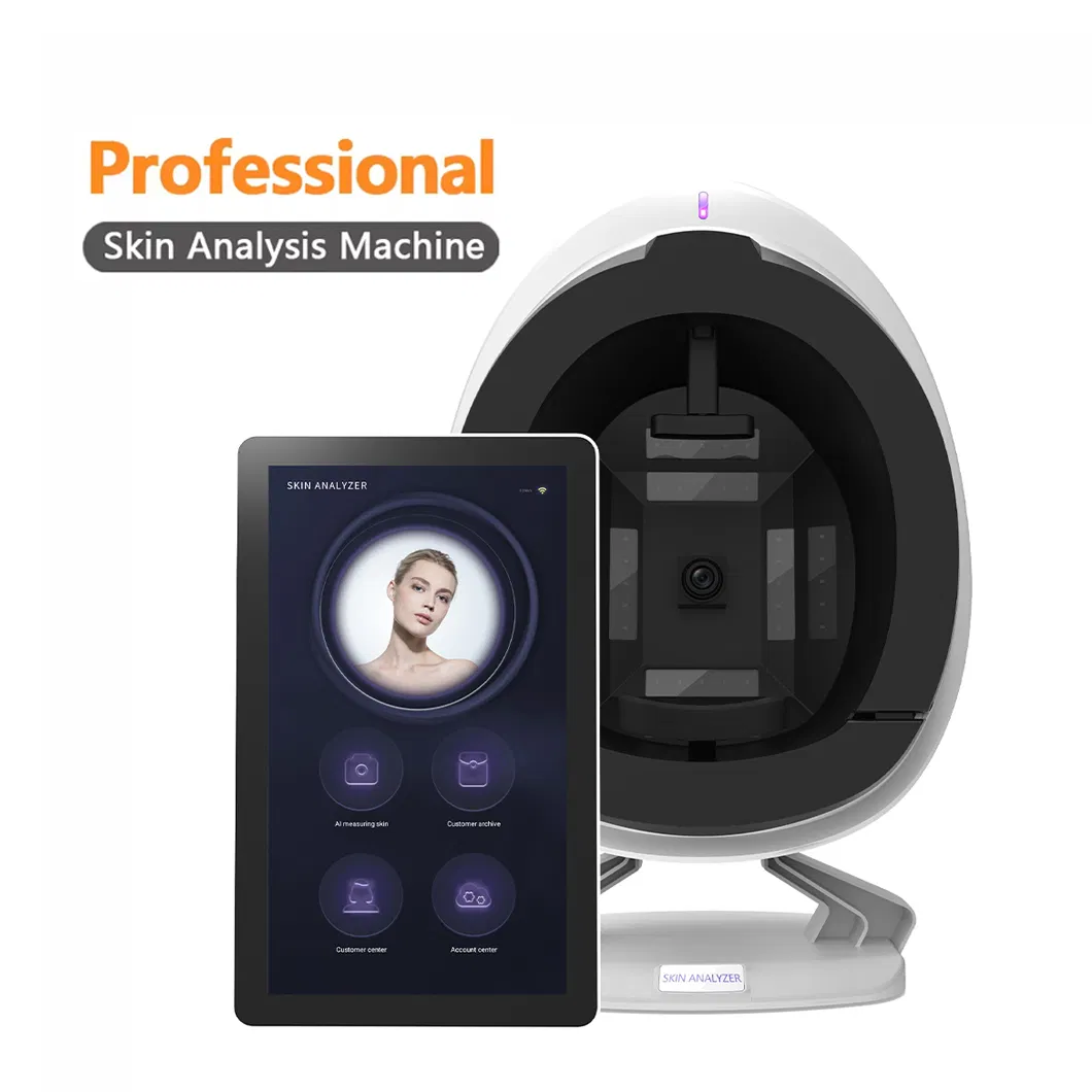 2025 Portable 3D Skin Analysis Machine Facial UV LCD WiFi Skin Lamp Scan Skin Analyzer Machine