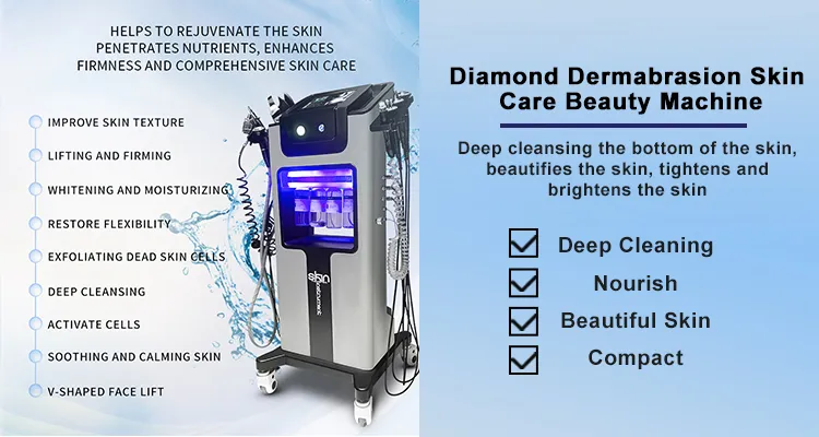 Water Oxygen Jet Peel Machine Price Skin Peeling Oxygen Facials Deep Cleansing 7 in 1 Hydra AES Machine