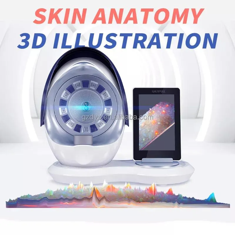 Beauty Equipment 3D Facial Analyzer Portable Beauty Skin Analyzer Facial Care Skin Analysis Machine