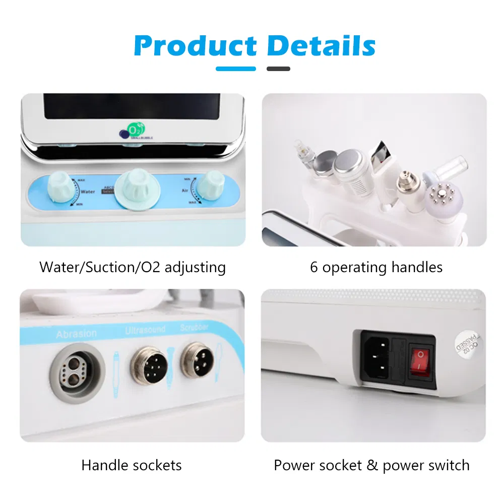 Portable 6 in 1 Skin Care Beauty Hydrodermabrasion Hydra Beauty Facial Machine Professional