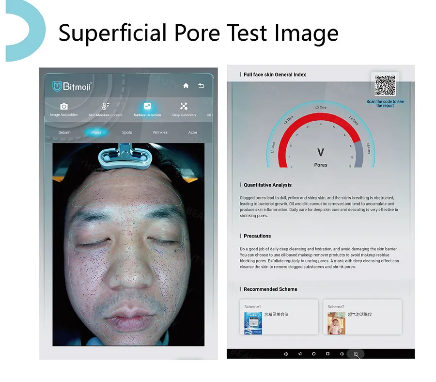 Ai Skin Scanner Machine for Skin Diagnosis Deep Facial Analysis Equipment 6