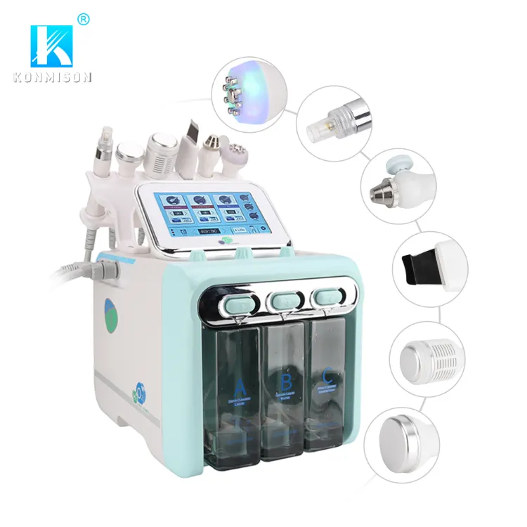 Portable 6 in 1 Skin Care Beauty Hydrodermabrasion Hydra Beauty Facial Machine Professional