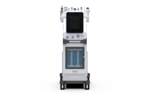 Aqua Facial Machine With 9 Different Handles Including Multi-Pole Microcurrent For Deep Cleansing &amp; Deep Skin Heating