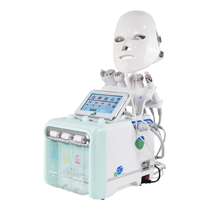 Precio Bajo De Alta Calidad 6 En 1 Hydra Oxygen Jet Dermabrasion Hydro Aqua Peeling Beauty Face Equipment Salon Facial Machine