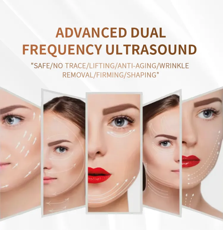 Microfocus Ultrasound Technology Facial Lifting Body Care Skin Tightening Whitening Machine