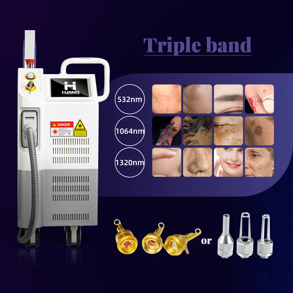 Carbon Peeling Facial Skin Rejuvenation Portable Q-Switch ND YAG Laser Pigment Removal Machine