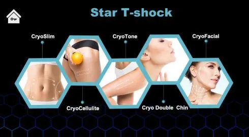 Cryo Thermal Shock Hot Cold Body Slimming Machine Facial Y Corporal Criolipolisis Plana with EMS
