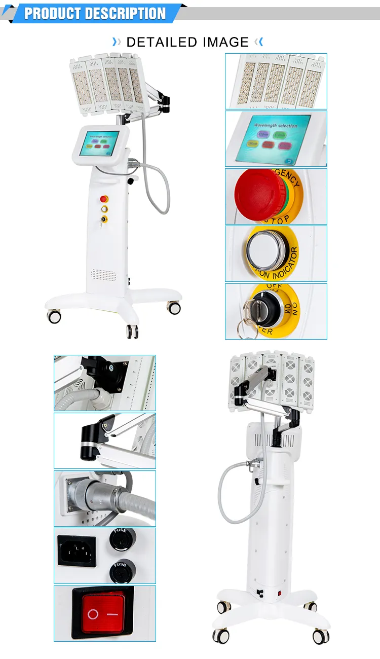 Facial Salon SPA Beauty Equipment LED Face Skin Care Light Therapy PDT Machine Details