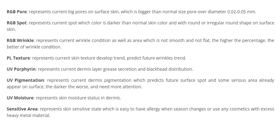 Ai Magic 3D Mirror Facial Scanner Analizador De Piel Acne Skin Analysis Full Face Scanner Testing Skin Analyzer Machine