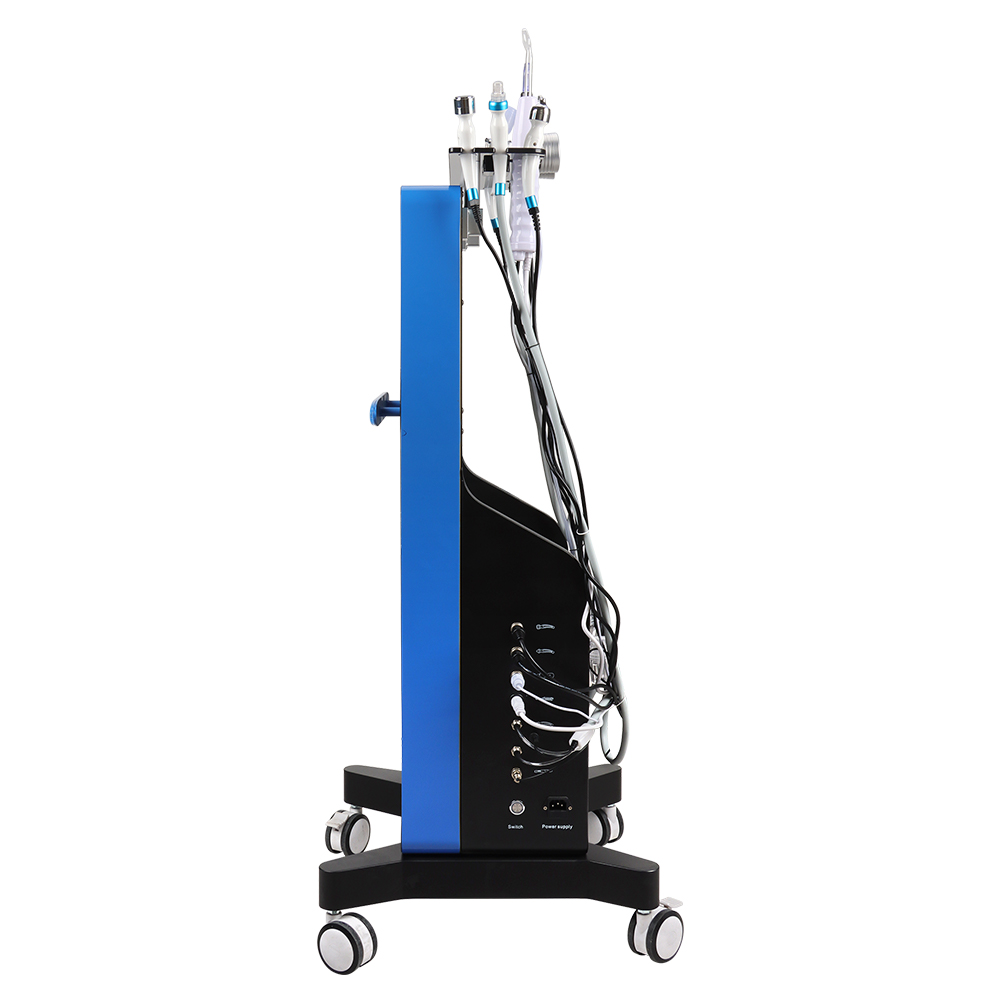 Hydrodermabrasion H2o2 Hydro Peeling Hydra Dermabrasion Standing Facial Machine Aqua Salon Face Lifting Machine White Black 14