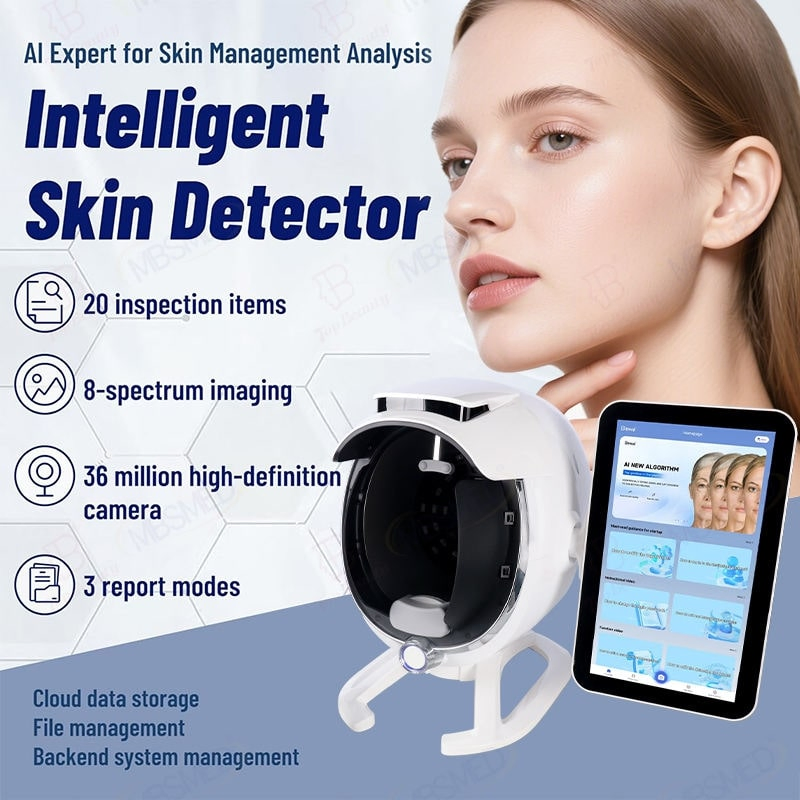 3D Skin Analysis Machine 3D Skin Analyzer with High-Resolution Facial Detection Machine Skin Analysis
