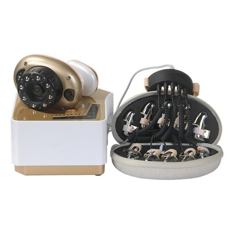Electric Far Infrared RF EMS Physio Magic Gravitational Diamond Finger Beauty Machine for Body and Facial Care