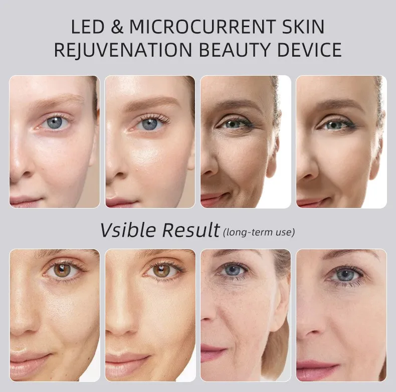 EMS Microcurrent LED Facial Device Beauty Machine for Anti-Aging