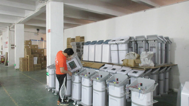 Ningbo Biology Skincare Co. Ltd. manufacturing facility interior showing professional beauty equipment production lines