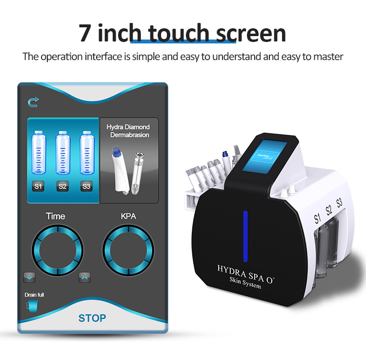 Hot Sale 8 in 1 Anti-Aging Hydra Beauty Facial Skin Care Bio RF Face Lifting Skin Tightening Machine