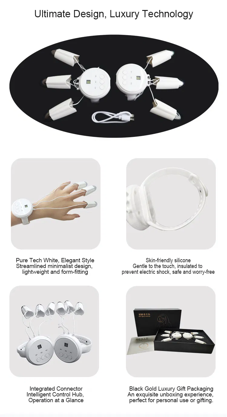 Magic Anti-Aging Golden Finger Facial Massager RF Face Lifting Microcurrent EMS Beauty Machine Gravitational Diamond Finger