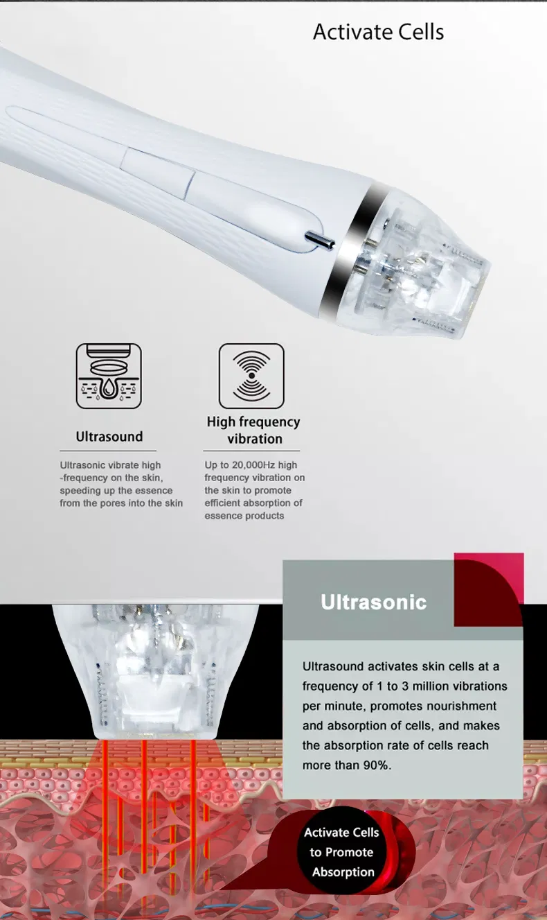 Fractional RF Microneedle Acne Treatment Facial Portable Beauty Machine