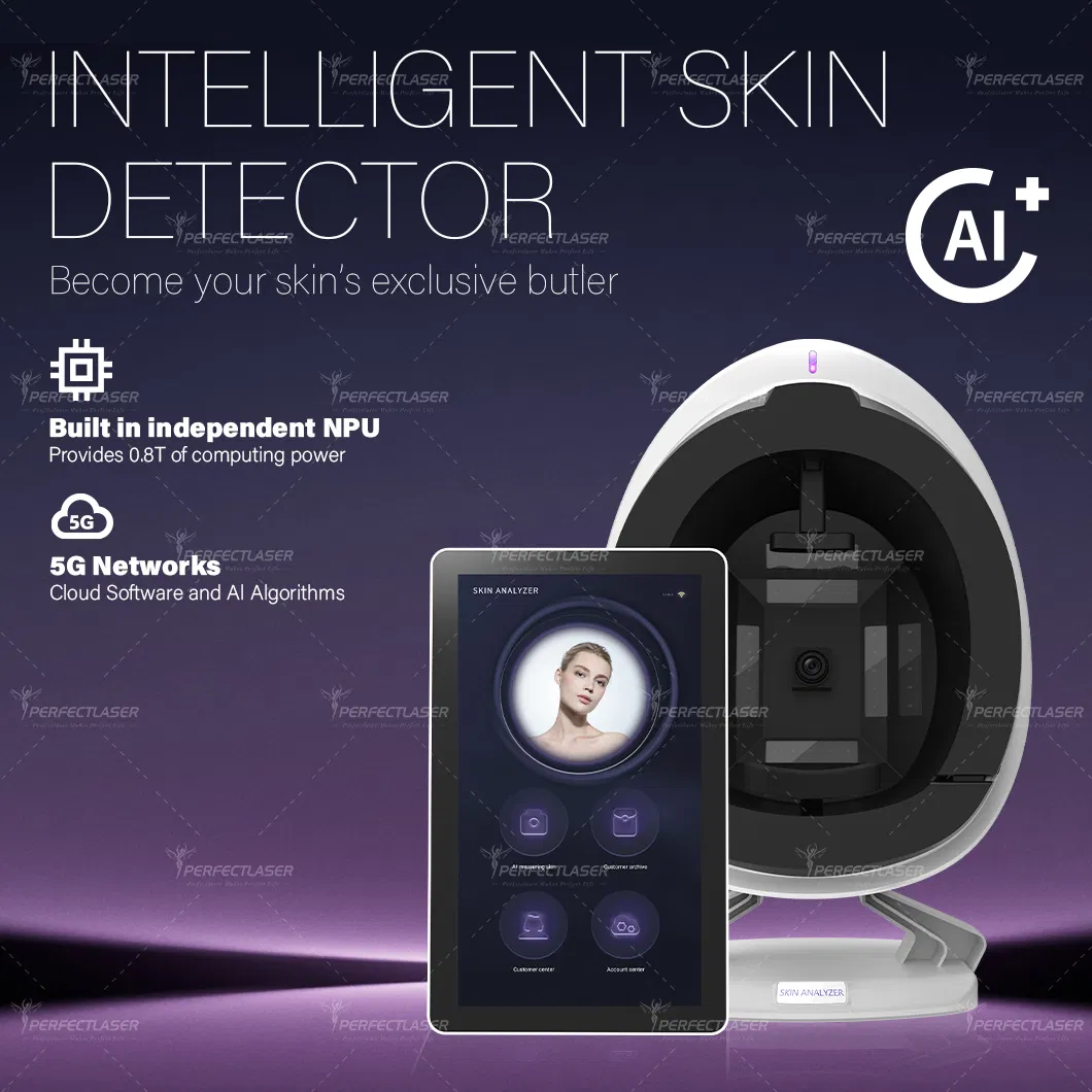Best Ai Smart 15.6 Inch Screen Skin Analysis Machine