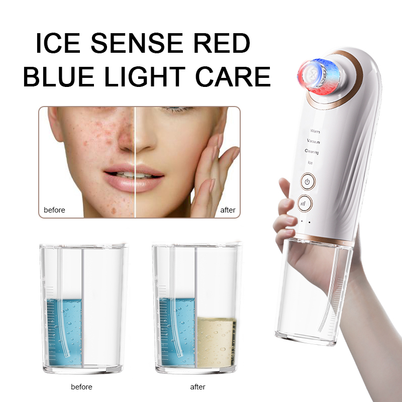 2024 New Arrival Hand Held Pore Cleaner Blackhead Remover Vacuum Facial Cleansing Machine Adjustable Hot/Cold Compress USB-C