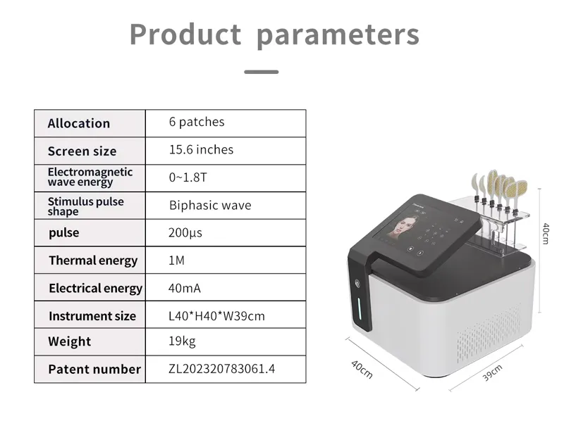 Powerful High Frequency Facial Machine EMS RF Face for Jowl Lifting Wrinkles Removal EMS RF Face Tightening Beauty Device