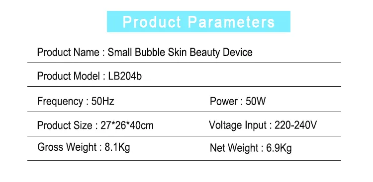 5 in 1 Ultrasound + Cooling Cleansing Small Bubble Oxygen Facial Machine