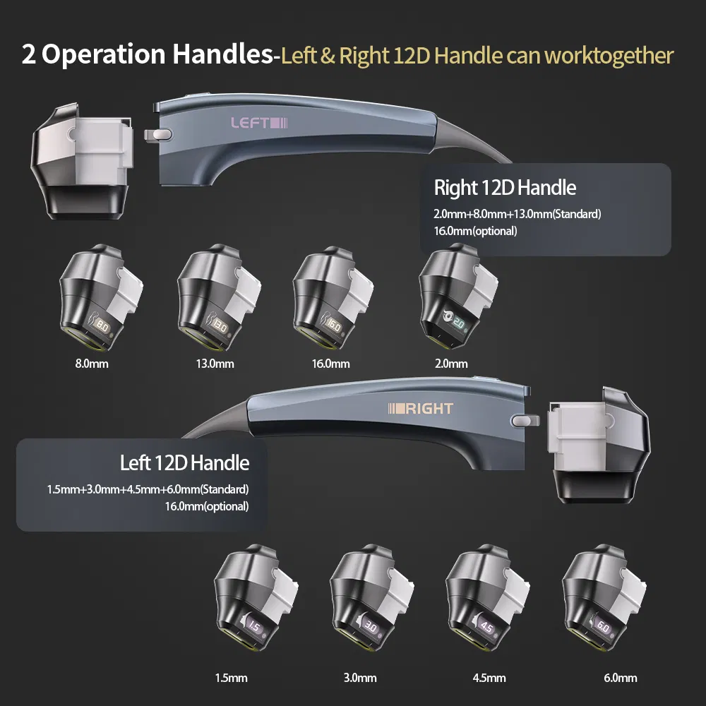 Portable Professional Hifu 12D Max Machine Latest High Intensity Focused Ultrasound for Facial Lifting Skin Tightening Desktop