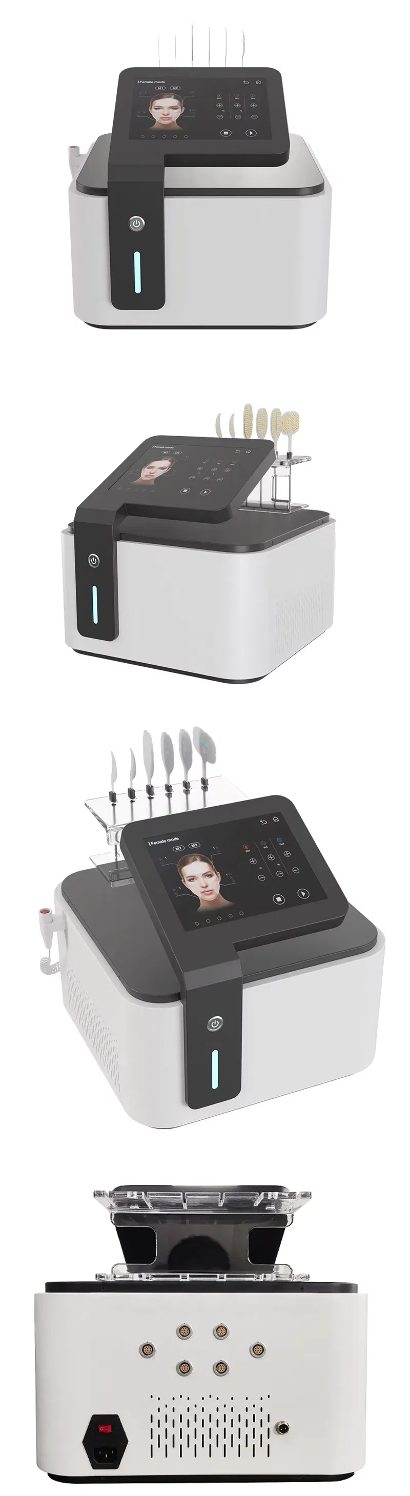 Powerful High Frequency Facial Machine EMS RF Face for Jowl Lifting Wrinkles Removal EMS RF Face Tightening Beauty Device