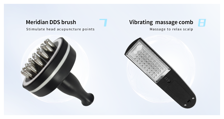 8in1 Skin Scalp Hair Analysis Scalp Treatment Machine Hair Care Massager