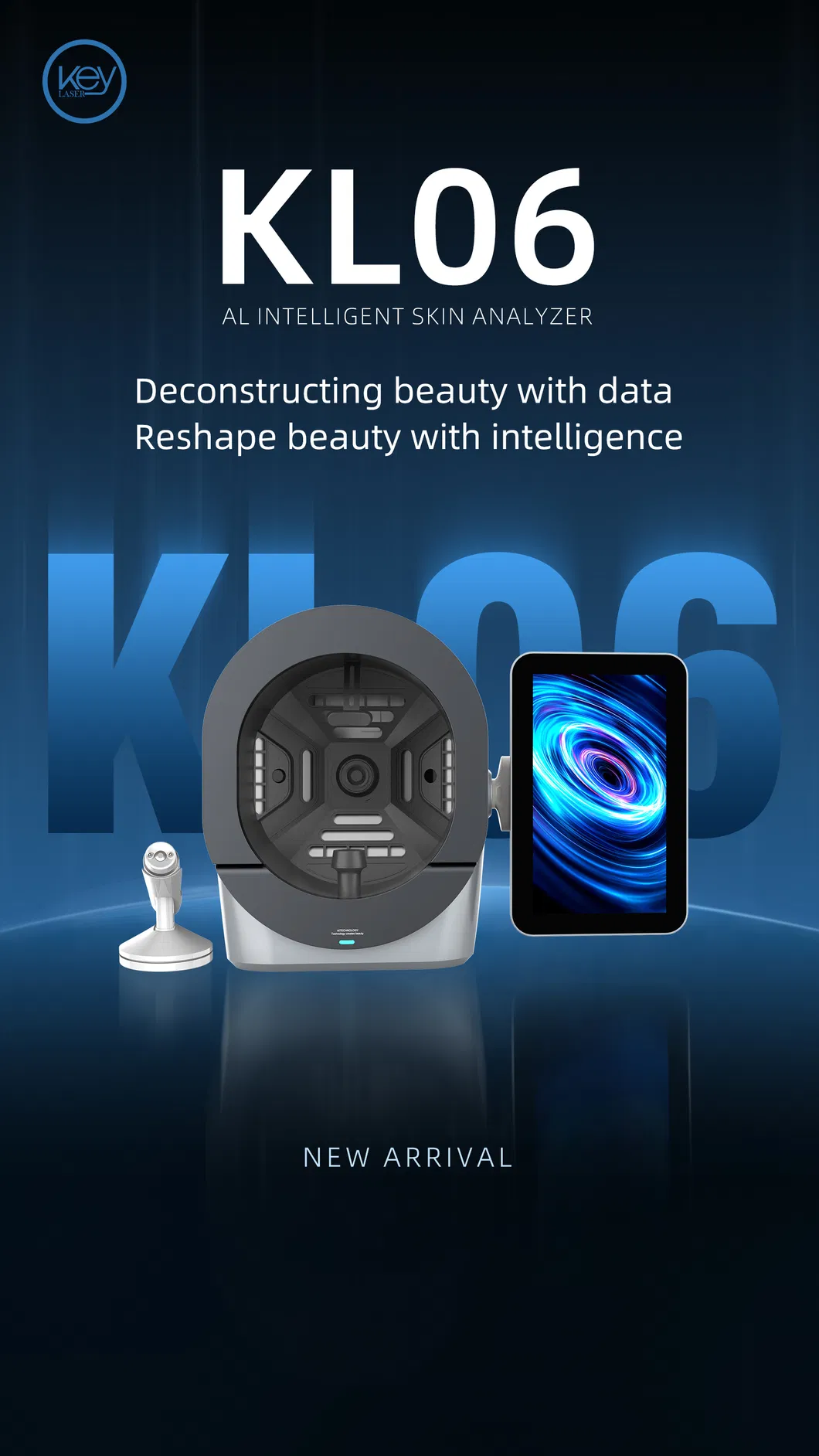 Smart 3D Scanner Camera Device Lamp Skin Analyzer Mirror Skin Analysis Machine