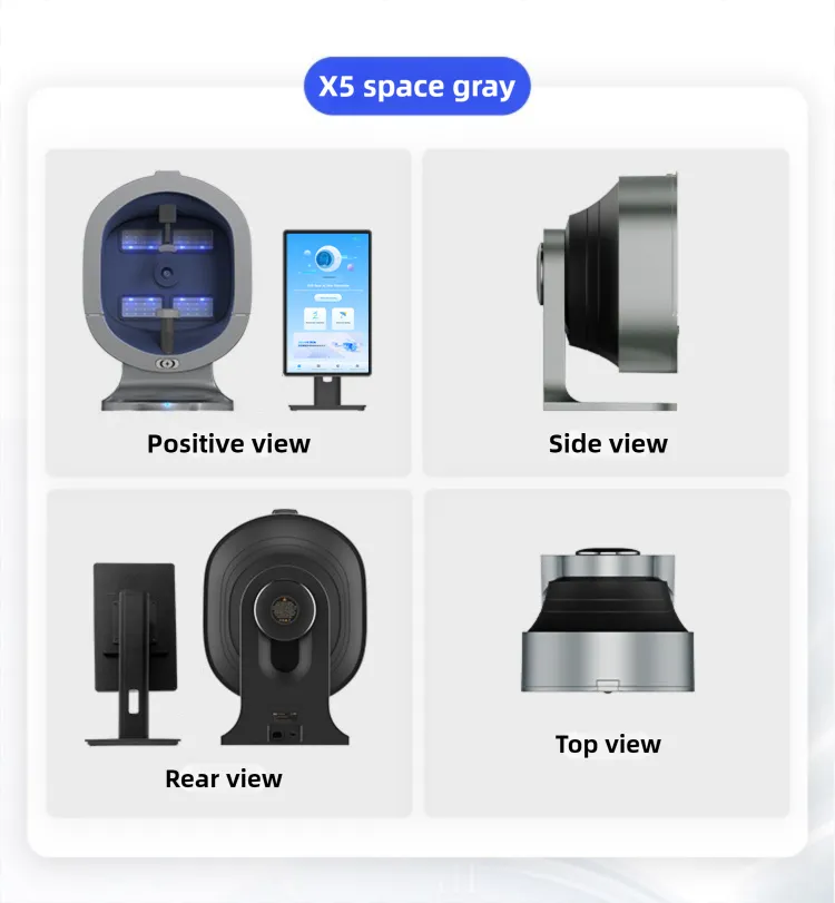 X5 Ultra Clear Skin Analyzer Ai Face Scanner 3D Facial Analysis Machine