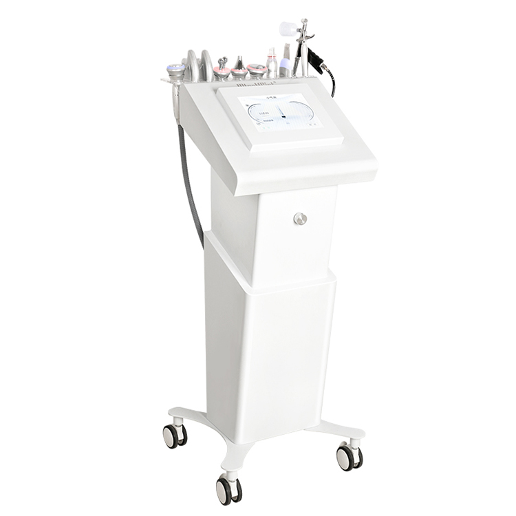 2026 New Hydrogen Oxygen Facial Machine 9 in 1 Hydra Dermabrasion System for Deep Cleansing Skin Rejuvenation and Face Lifting