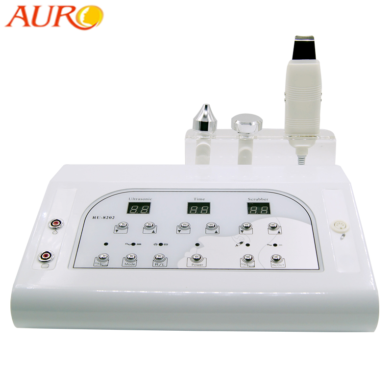 Professional 2 in 1 Ultrasonido Skin Tightening Skin Scrubber Facial Cleansing Machine