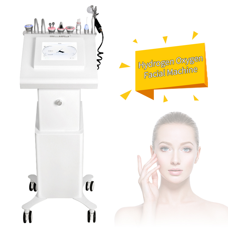 2026 New Hydrogen Oxygen Facial Machine 9 in 1 Hydra Dermabrasion System for Deep Cleansing Skin Rejuvenation and Face Lifting