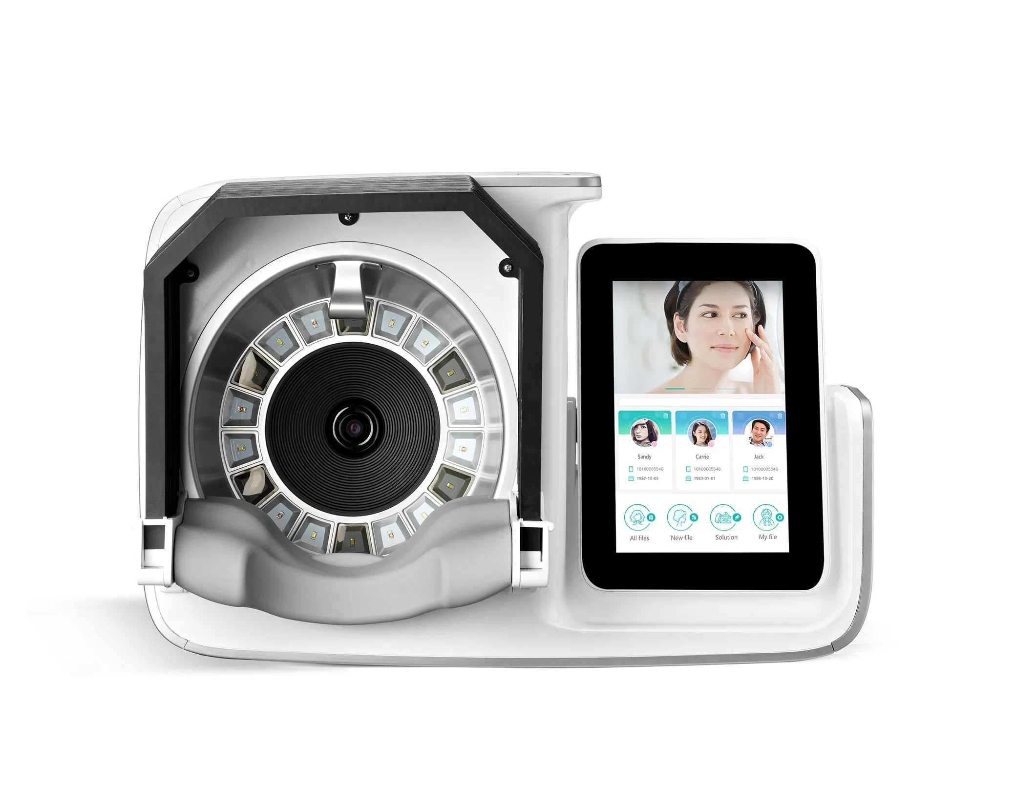 2025 Newest 10.1 Inch Screen Portable 3D Ai Scanner Camera Device Facial Test Skin Face Analysis Machine Skin Analyzer Machine