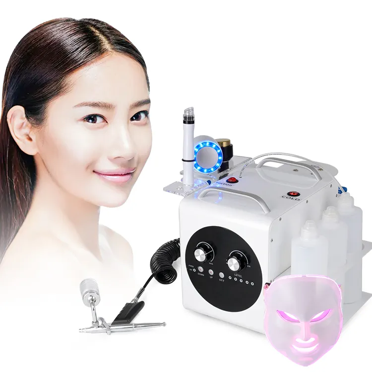 5 in 1 Ultrasound + Cooling Cleansing Small Bubble Oxygen Facial Machine